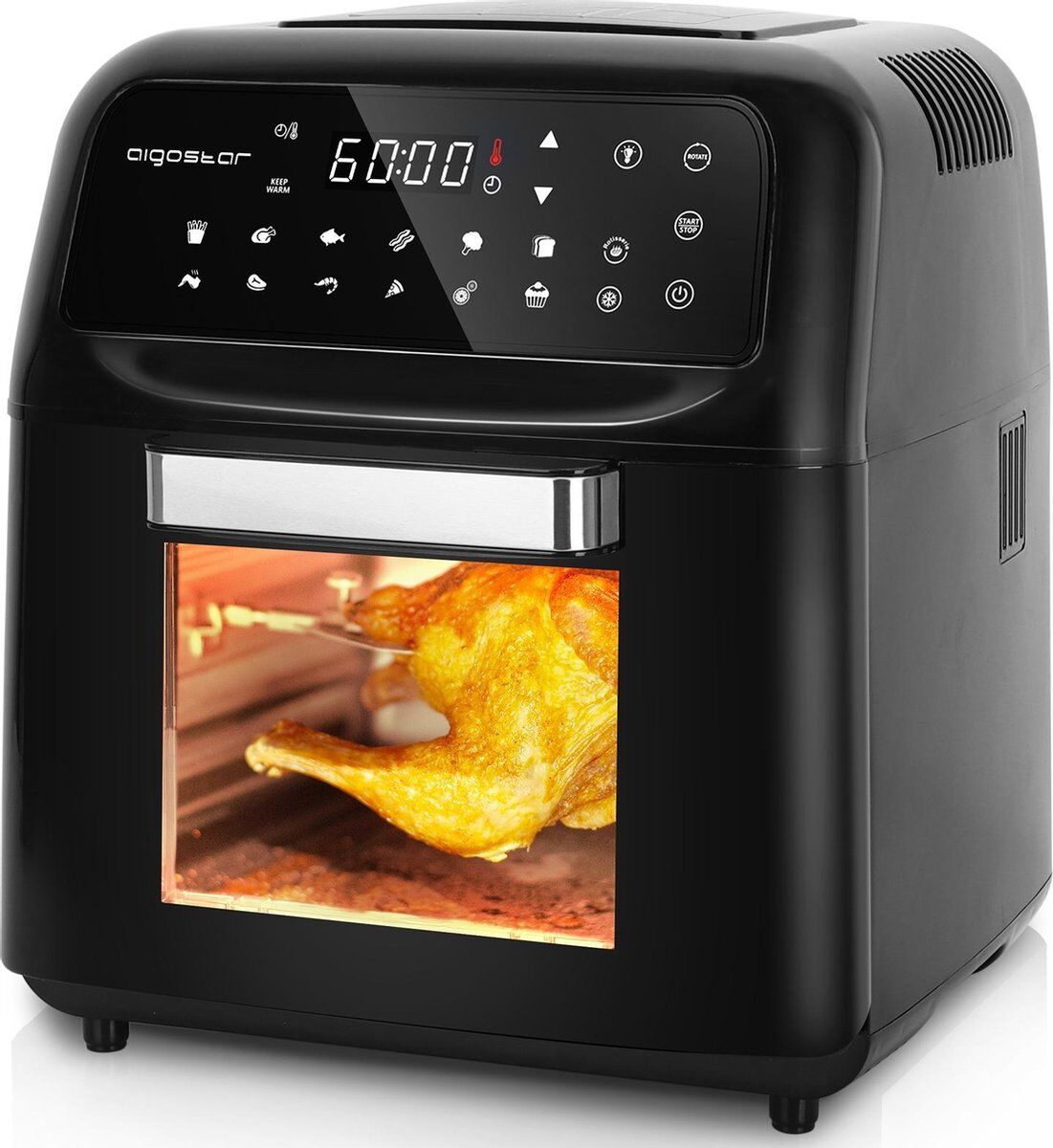 Aigostar Master 30LVU - Airfryer/Oven - Hetelucht friteuse - Zwart Aigostar Master 30LVU - Airfryer/Oven - Hetelucht friteuse - Zwart